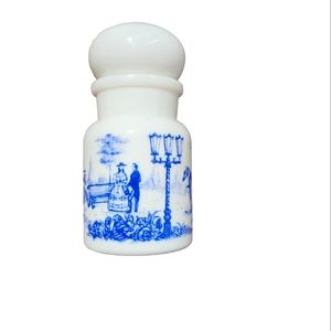 Milk Glass Apothecary Jar